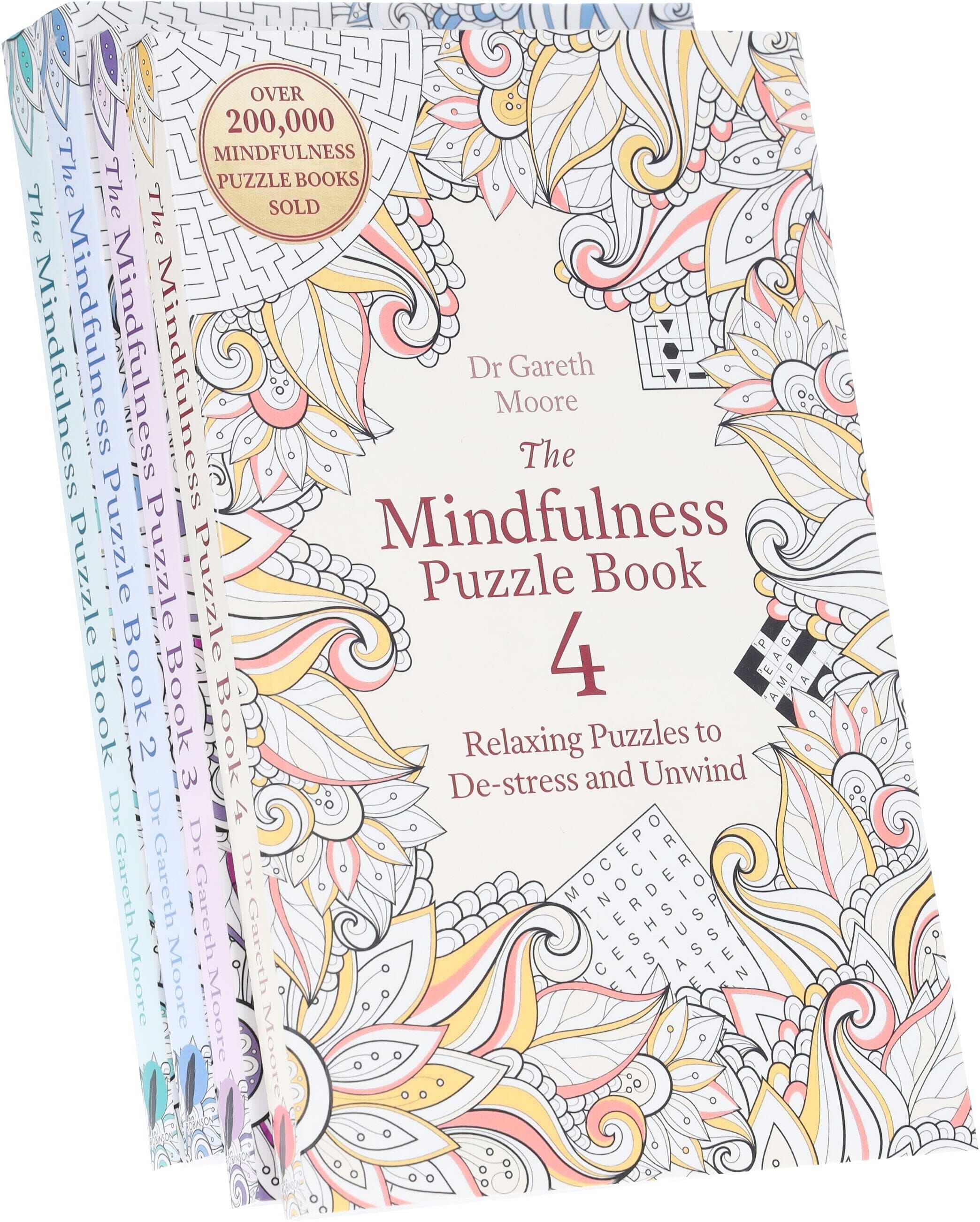Mindfulness Puzzle Books by Dr Gareth Moore 4 Books Collection Set - Non Fiction - Paperback Hachette