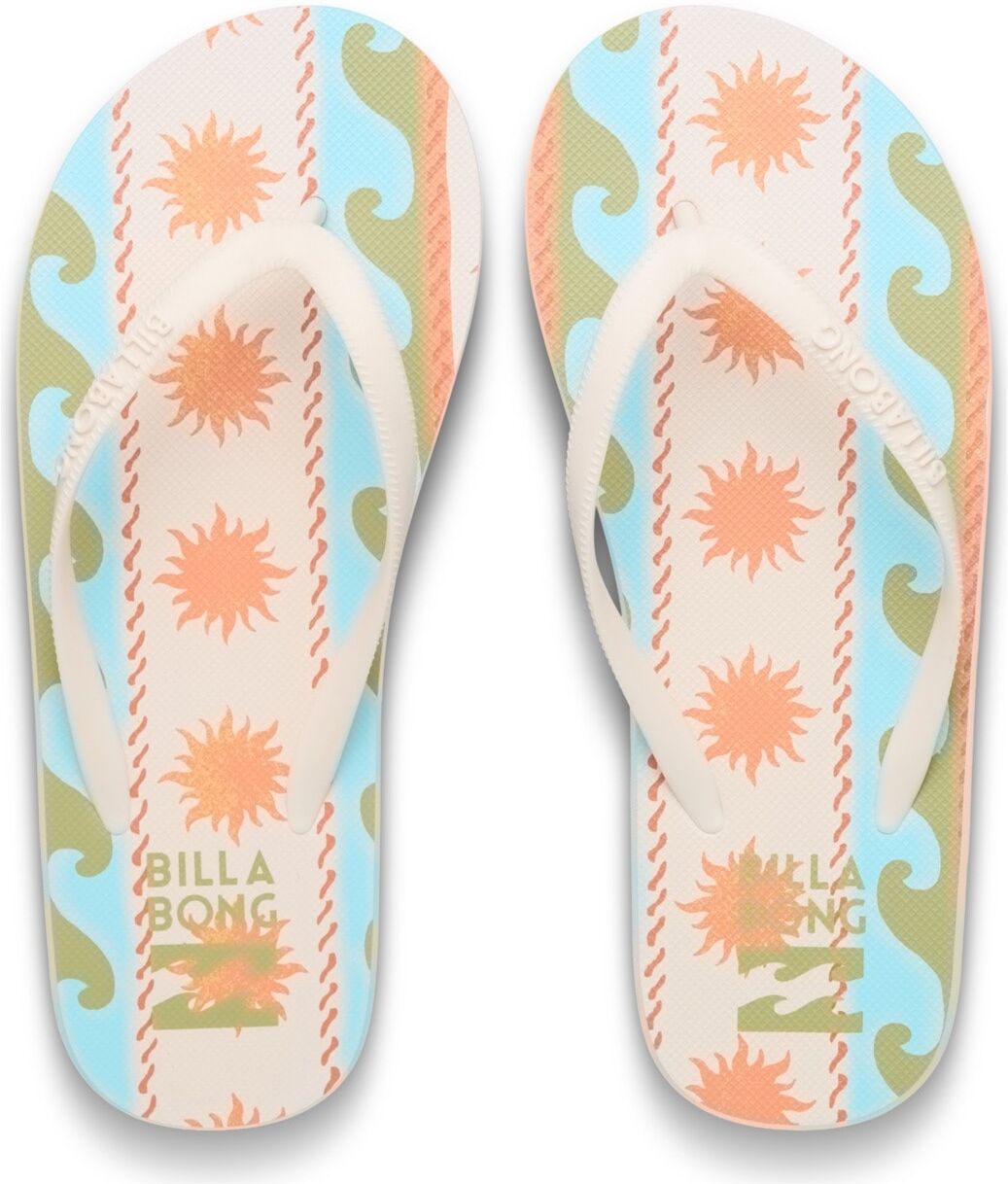 Sandale BILLABONG "Dama", Damen, Gr. 6(37), bunt (weiß), Obermaterial: 100% SEBS / Innensohle: 38% EVA, 33% EVA, 29% Gummi / Außensohle: 38% EVA, 33% EVA, 29% Gummi., Schuhe Sandale