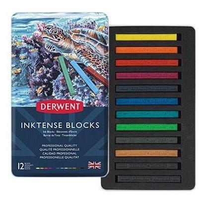 Derwent Inktense Blocks blik 12 stuks (12x) (603051)