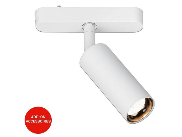 Briloner Luxtrail Système de rails\, Blanc chaud\, Orientable\, Accessoires\, Blanc\, 13 x Ø4 x 15\,5 cm