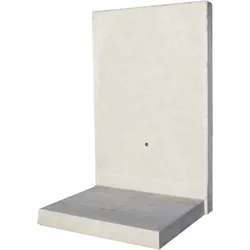 Diephaus L-Stein BEWEHRT GRAU 155/100/85/12 CM