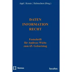 Daten - Information - Recht, Fachbücher von Clemens Appl, Oliver Kreutz, Céline Helmschrot
