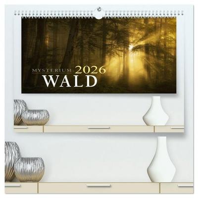 Mysterium Wald (hochwertiger Premium Wandkalender 2026 DIN A2 quer), Kunstdruck in Hochglanz