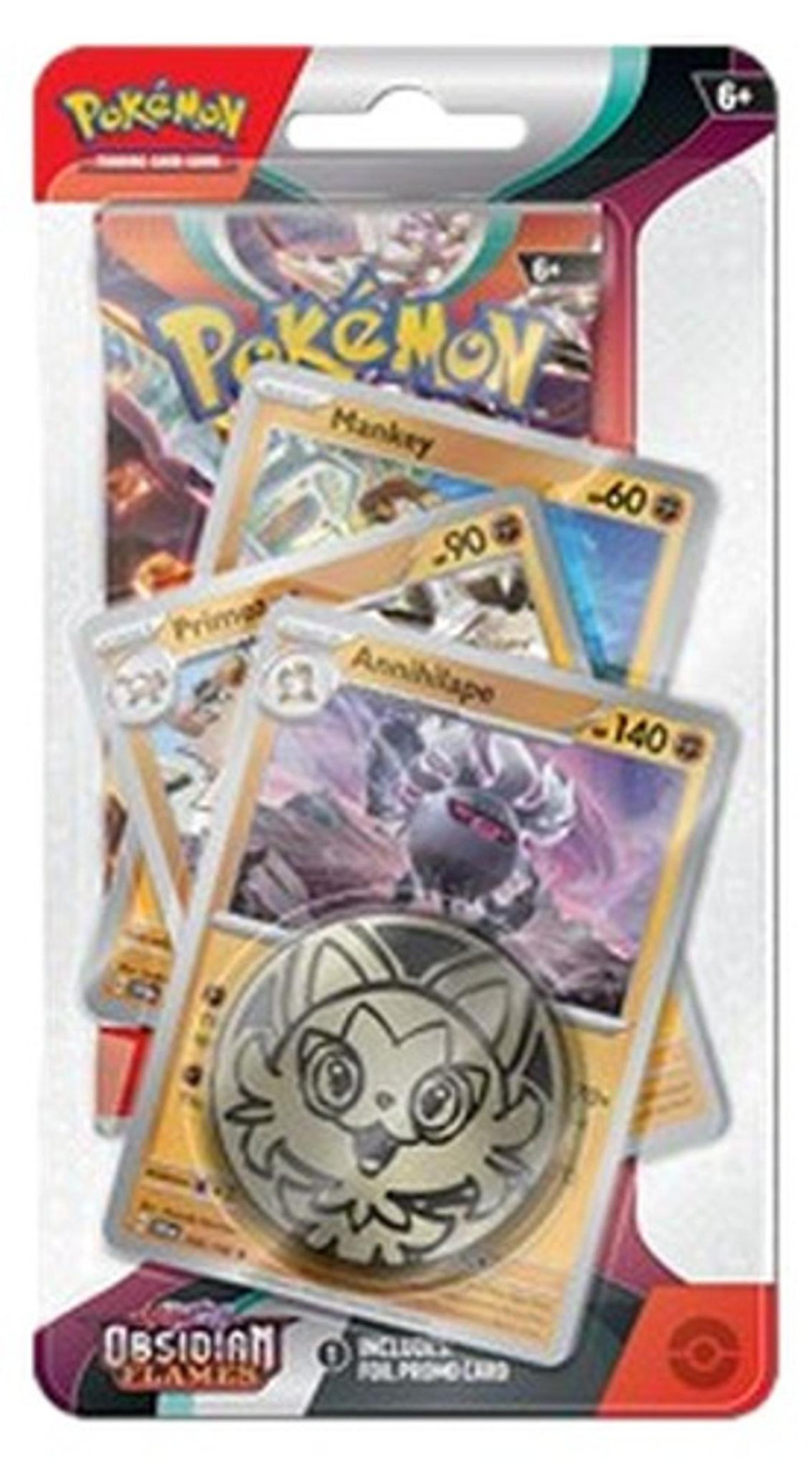 Pokemon Obsidian Flames Annihilape Premium Checklane Blister van The Pokemon Company