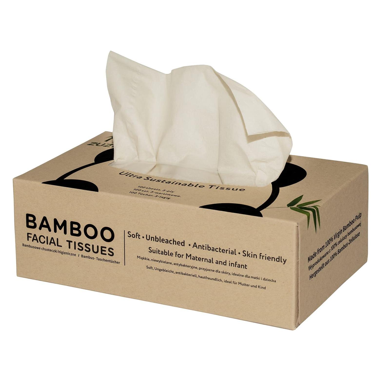 Zuzii Bambus 3 - geschichtete Wischtücher 100 -PCs (Karton) - (37731092)