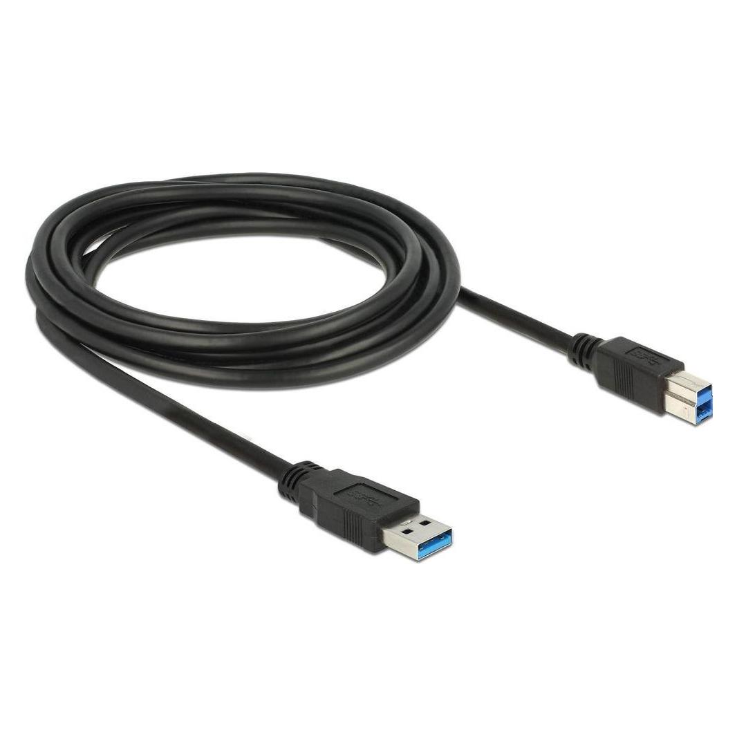 Delock USB A - USB B (3 m, USB 3.2 Gen 1) (85069)