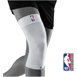 BAUERFEIND SPORTS NBA Kompressions-Kniebandage Weiß L