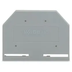 Wago 280-301 Abschluss- und Zwischenplatte,2,5 mm dick,grau 280301  - 25 Stück