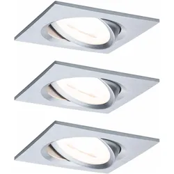 Paulmann, Einbauleuchte, Einbauleuchte Nova Set (GU10, Aluminium)