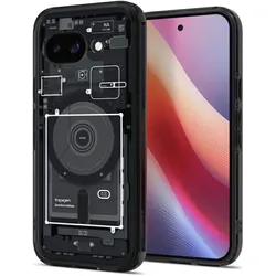 Spigen Ultra Hybrid Zero One (Google Pixel 9a), Smartphone Hülle, Schwarz