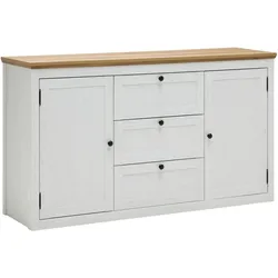 Sideboard Korsika Eichefarben/Weiß