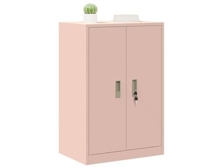 vidaXL Aufbewahrungsschrank Rosa 60 x 40 x 90 cm Stahl