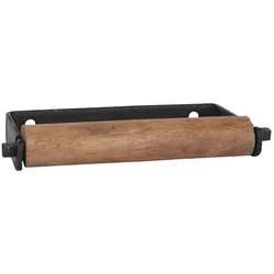 ALTUM Toilettenpapierhalter Holzrolle ALTUM, schwarz