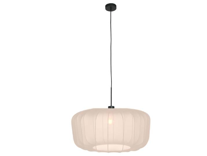 Pendelleuchte Tāfeu Typ A Ø 60cm Beige/Beige Leinen E27