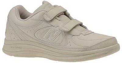 New Balance Women's WW577 Hook-and-Loop Oxford Shoes - 5 Bone Walking D