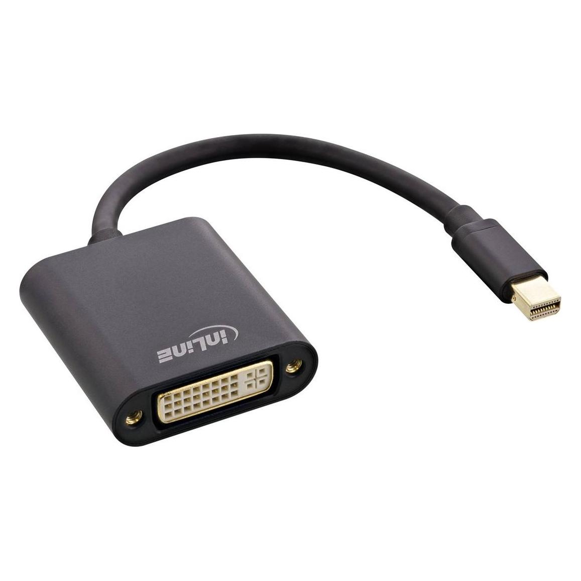 InLine Mini DisplayPort zu DVI Adapter Aluminium (17194S)