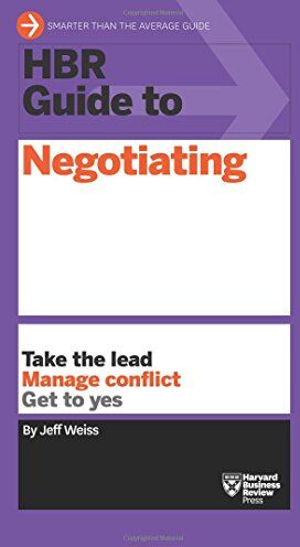 Jeff Weiss - HBR Guide to Negotiating (HBR Guide Series) - Preis vom 09.10.2026 07:28:09 h