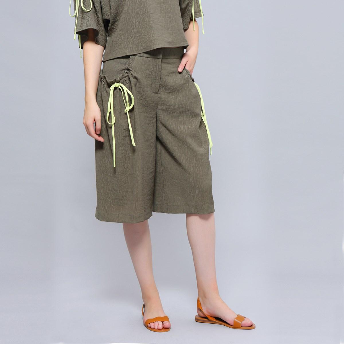 Casual brede been capri -broek