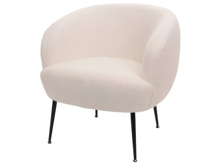 MCW Lounge-Sessel Weiß, 72x73x71 cm, Wohnzimmer, Sessel, Polstersessel