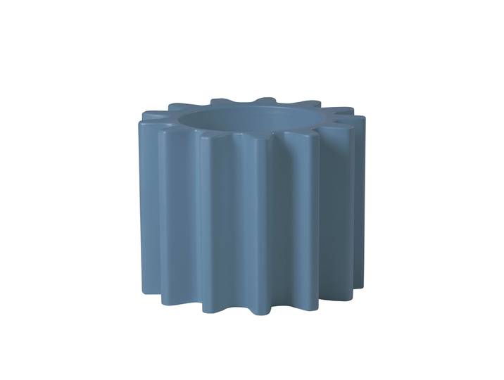 SLIDE vase GEAR POT (Bleu poudre - Polyéthylène)