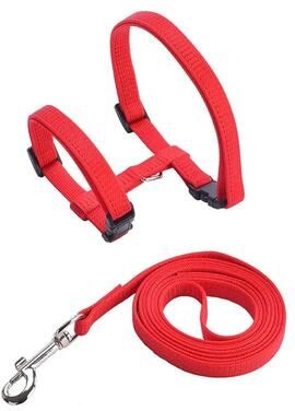 Uplift Picks Adjustable Sphynx Cat Harness And Leash Set For Comfortable Outdoor Walking And Training red within 4kg