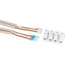 Adapterkabel PWM/0-10V für Resol Regelungen, Kabel 200mm, mit Stecker und Klemme