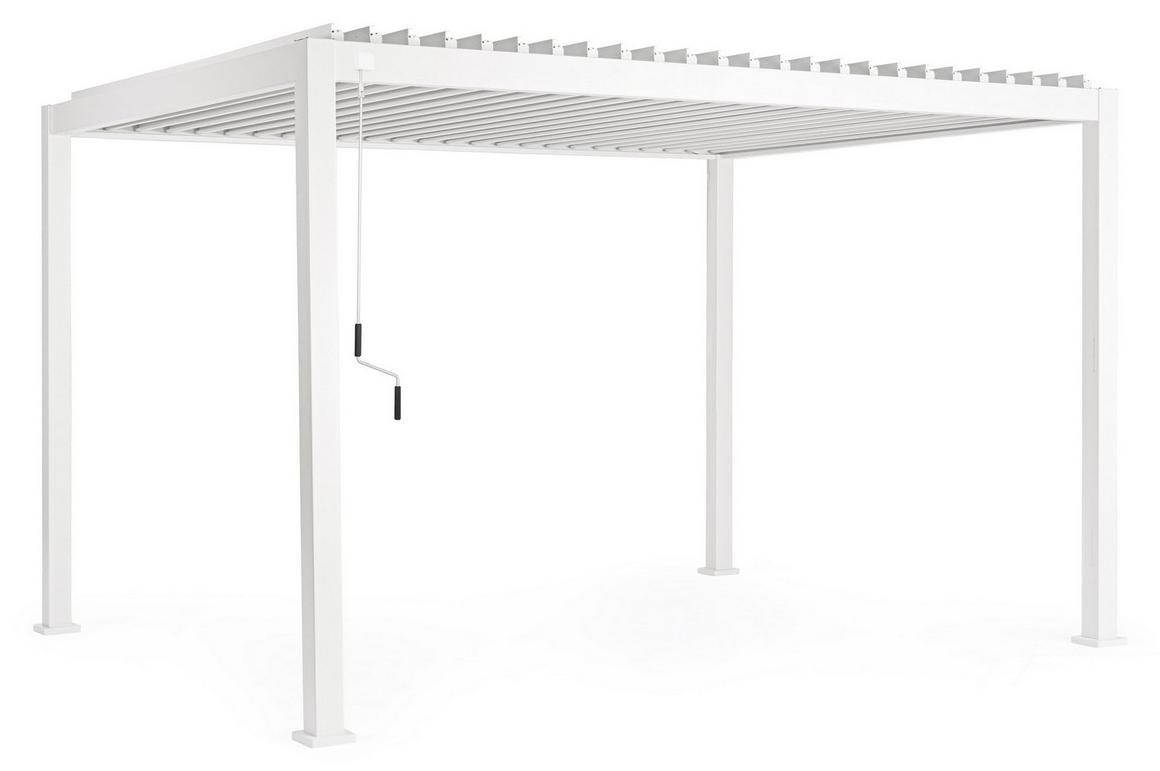 Pavillon Ocean 400 x 300 x 250 cm Aluminium Weiß