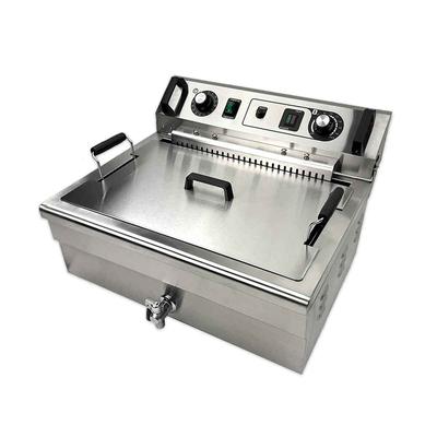 HCB Fritteuse - 23 Liter - 400V - Edelstahl