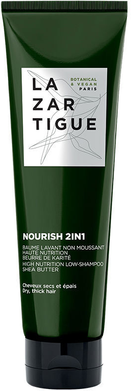 Lazartigue Nourish 2 En 1 bálsamo limpiador no espumante altamente nutritivo 150 ml