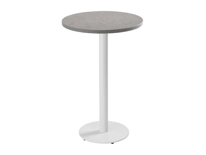Oviala - Table haute ronde Ø60 cm en aggloméré avec revêtement mélaminé