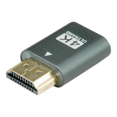 Value 14993447 HDMI EDID Emulator Schwarz 4K UHD