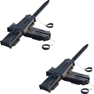 Inspire Select Telescopic Battle Sword Fidget Toy Multiplayer Parent Child Interactive Game black 2 Pcs