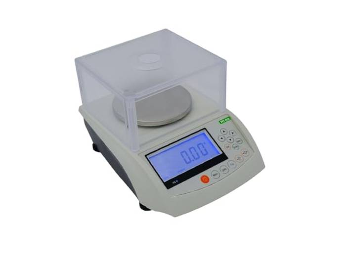 Mestronic Goldwaage HT-NA-600, geeicht, 600 g, Teilung 0,01 g, Edelstahl Präzisionswaage, Stückzählfunktion, LCD-Display, RS232-Schnittstelle, Feinwaage, Silberwaage