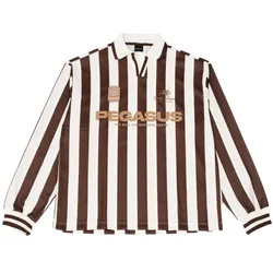 Goodies Sportive, Herren, Sportshirt, Cocoa vintage (M), Braun, Weiss, M