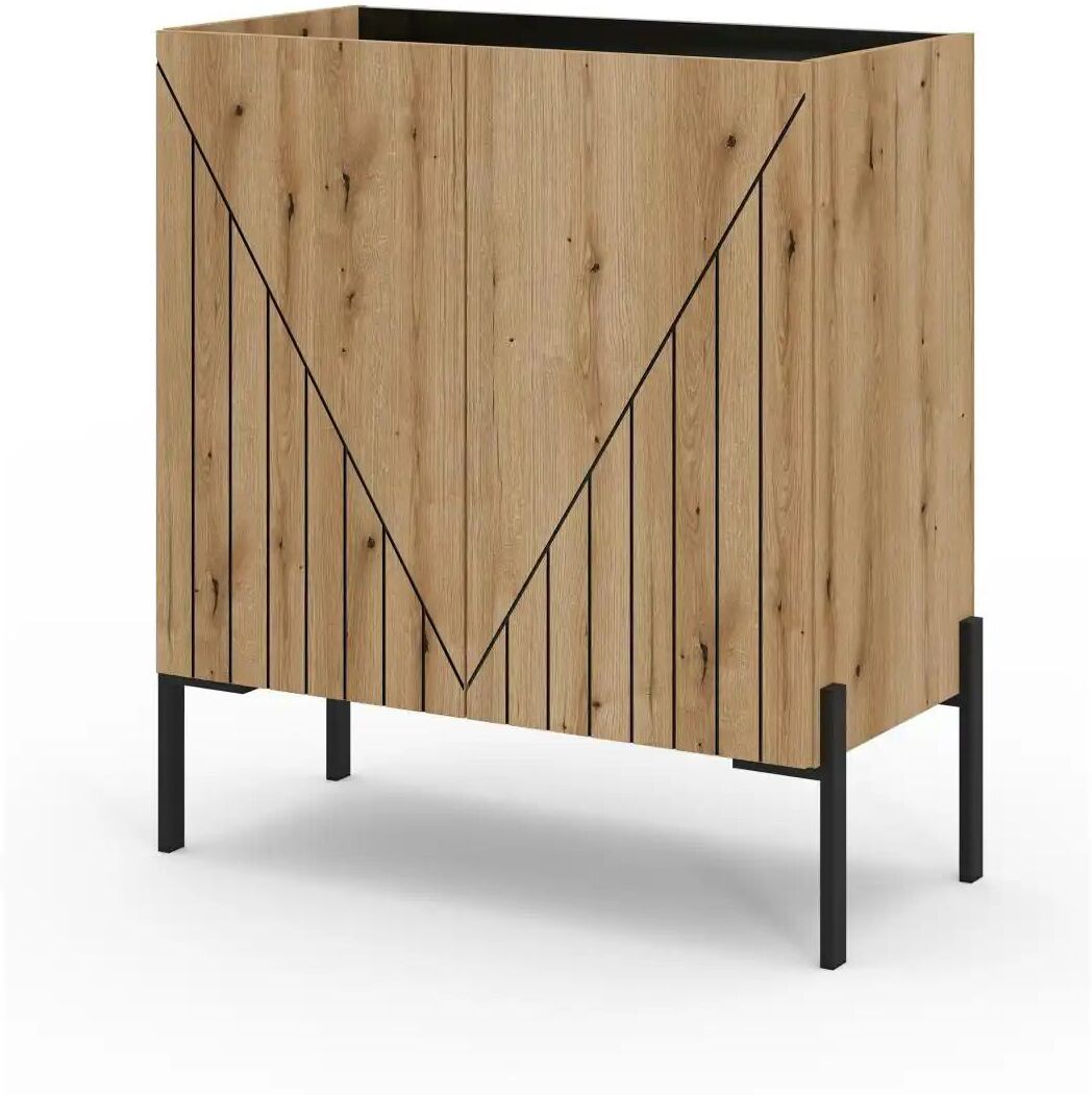 Höffner Highboard  Neo ¦ holzfarben ¦ Maße (cm): B: 80 H: 91