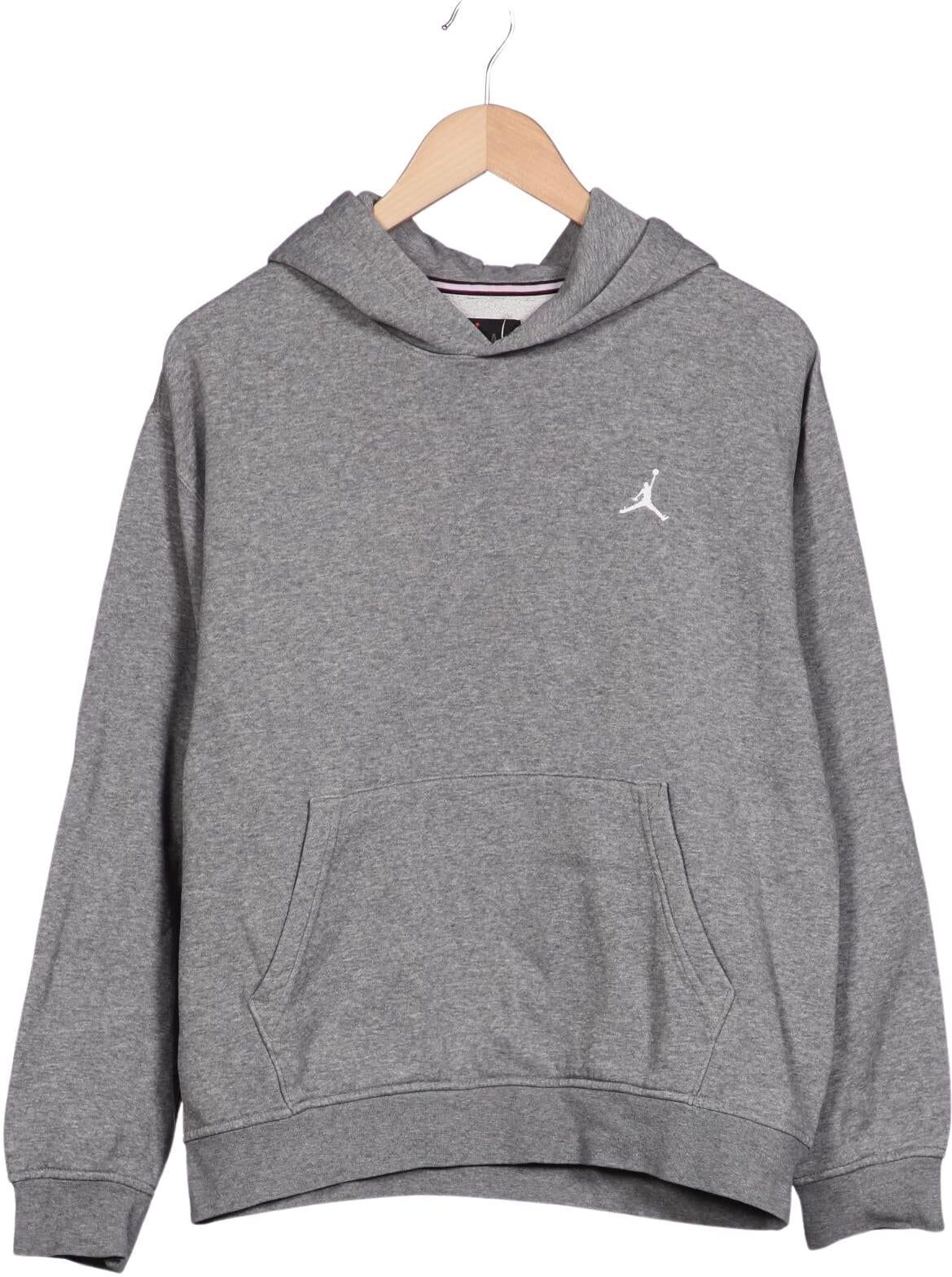 Jordan Sportswear Herren Kapuzenpullover, Grau, Gr. M, Baumwolle - Second Hand