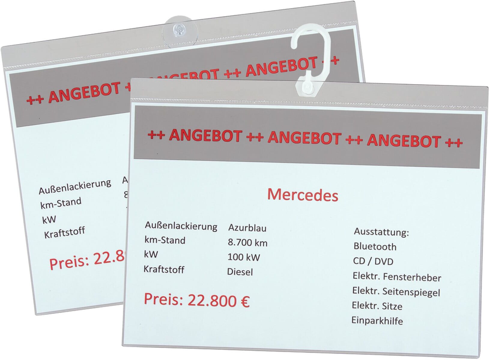 Eichner Preisblatthalter-Kombipaket DIN A3 Querf (9219-00317)