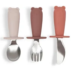 Jollein, Kindergeschirr + Kinderbesteck, Besteckset - Blush Shades