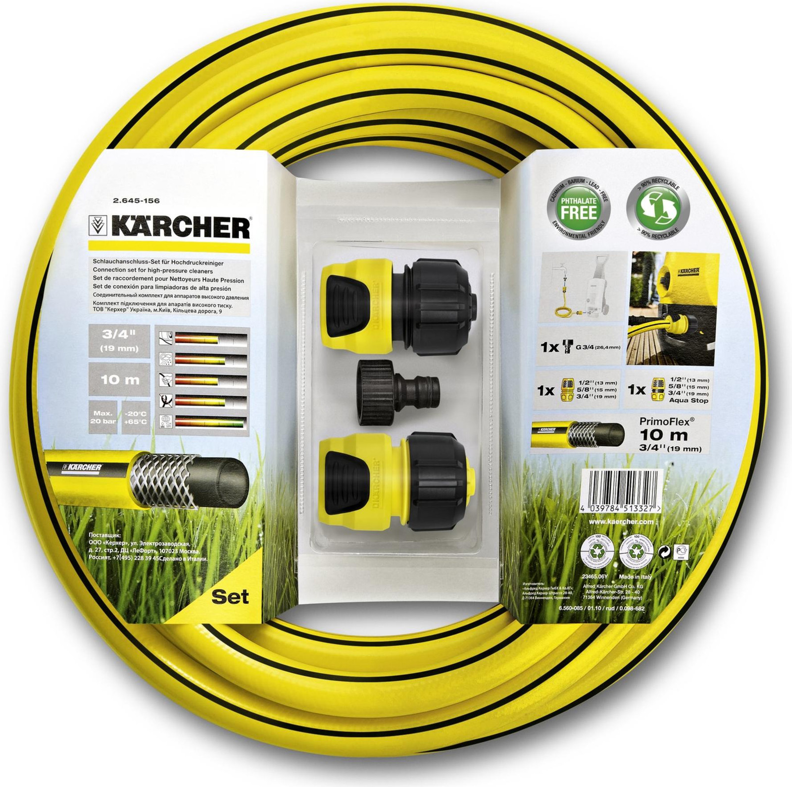 Kärcher Gartenschlauchadapter-set 10,0 m