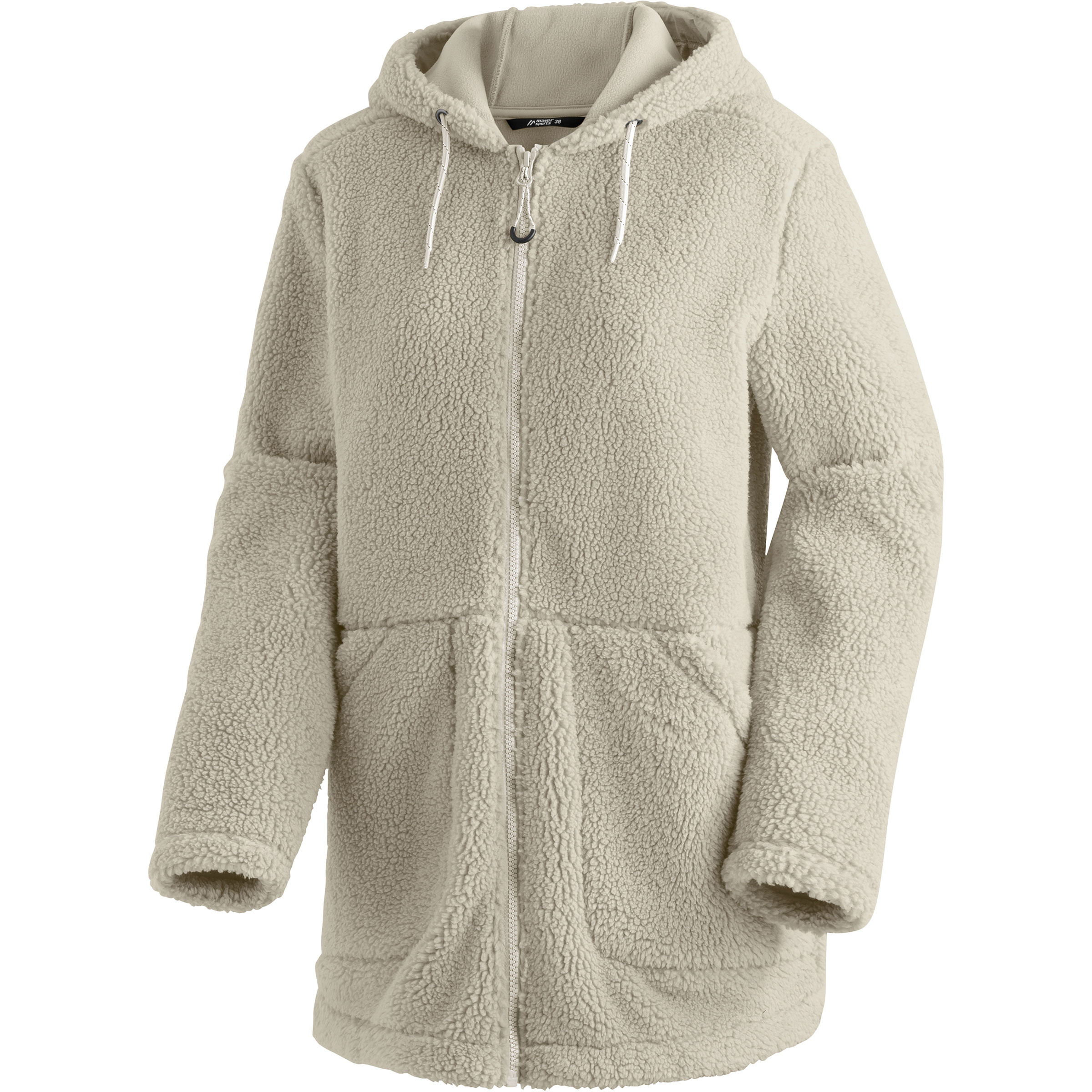Maier Sports Cheviot Damen Fleecejacke beige Größe XXL Trekking Schnell trocknend