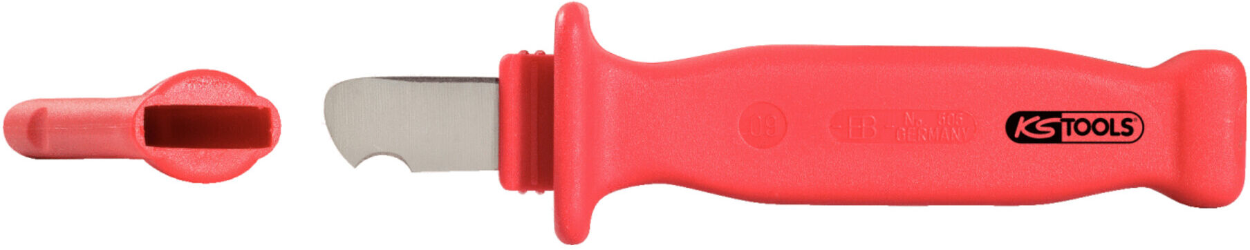 KS Tools Isoliertes Abmantelungsmesser, 182mm (117.1391)