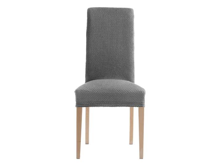 Housse de chaise en polyester gris anthracite 50x50cm