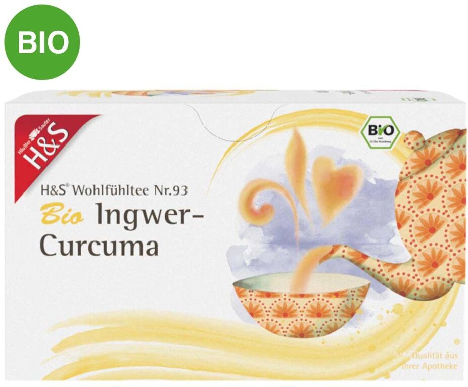 H&s Bio Ingwer-Curcuma Filterbeutel