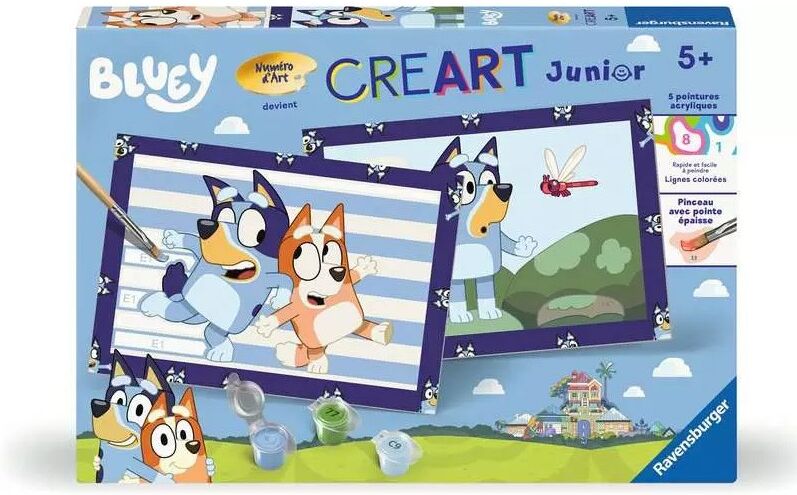 CreArt Junior 32x22cm : Bluey - Ravensburger