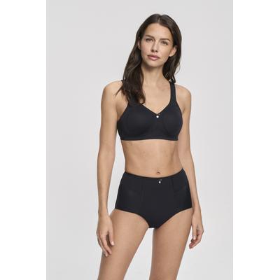 Bügelloser BH SUSA "Capri", Damen, Gr. 70, Cup G, schwarz, Obermaterial: 75% Polyamid, 19% Elasthan, 6% Baumwolle, BHs, vorgeformte Cups, Mikrofaser, Komfort-Träger, bequem