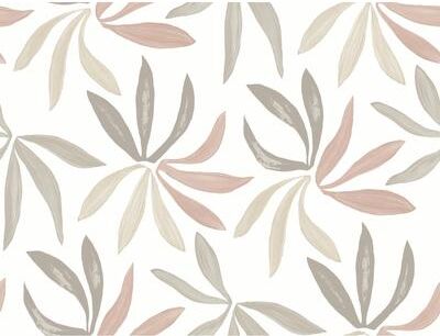York Wallcoverings Little Garden Nude and Blush Wallpaper
