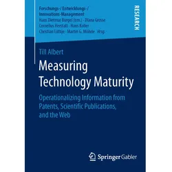 Measuring Technology Maturity, Fachbücher von Till Albert