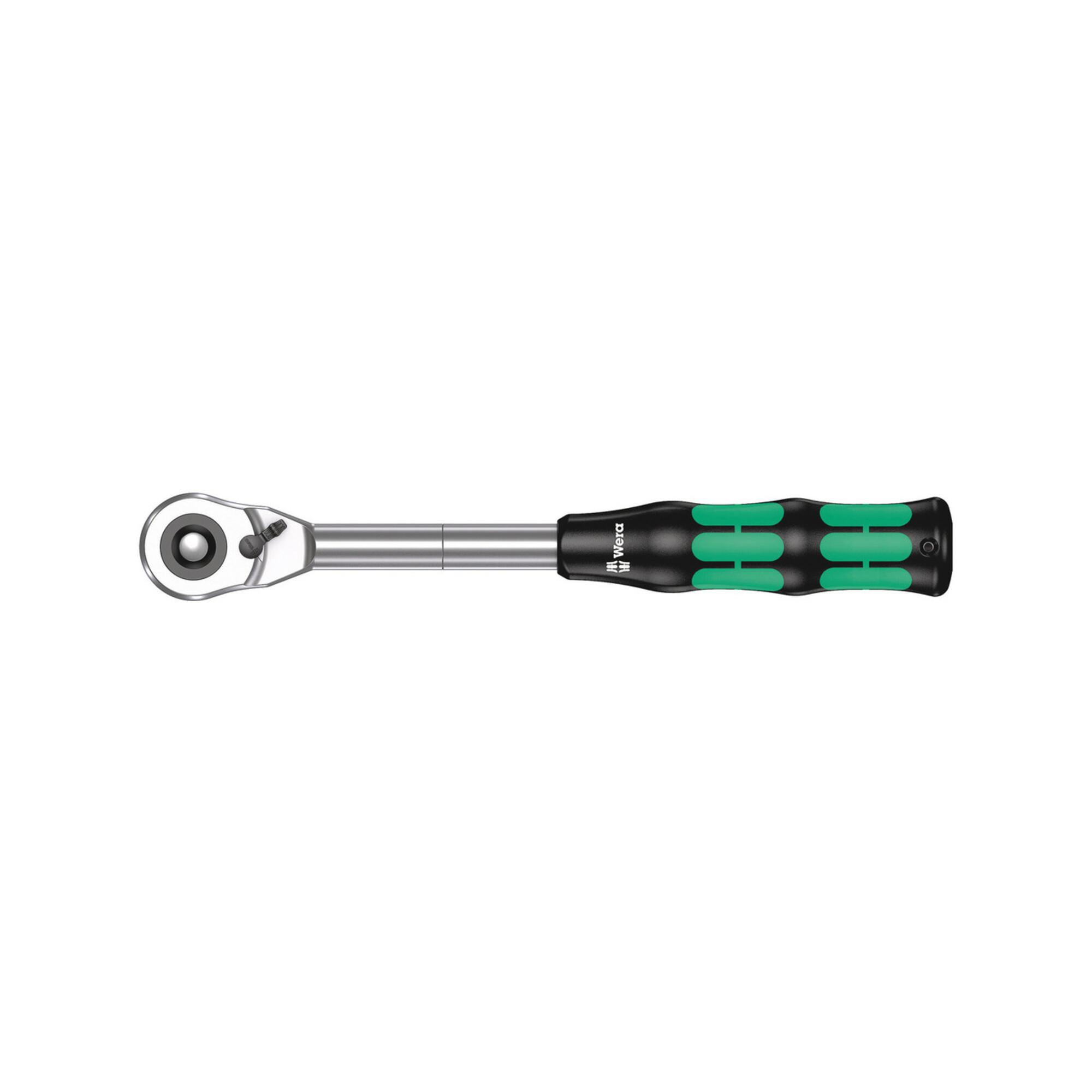 Wera 8006 C Zyklop Hybrid-Knarre mit Umschalthebel und Schwenkkopf mit 1/2-Antrieb, 1/2 x 281 mm (05003780001)