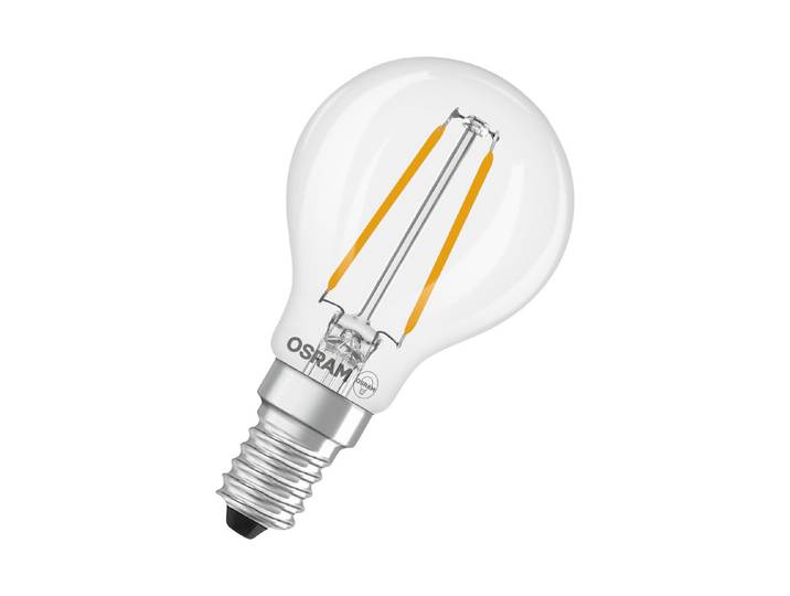 LED Tropfen P15 1W 827 fil E14 ww