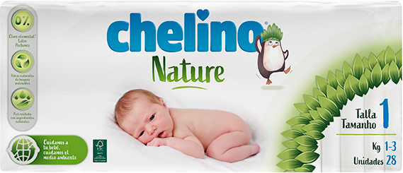 Chelino Windeln 28 Einheiten Größe 1